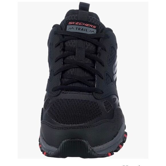 SKECHERS - M Sz 8.5 - NWOT Hillcrest Trail Trainer Lace-Up Sneakers in Black - Picture 10 of 16